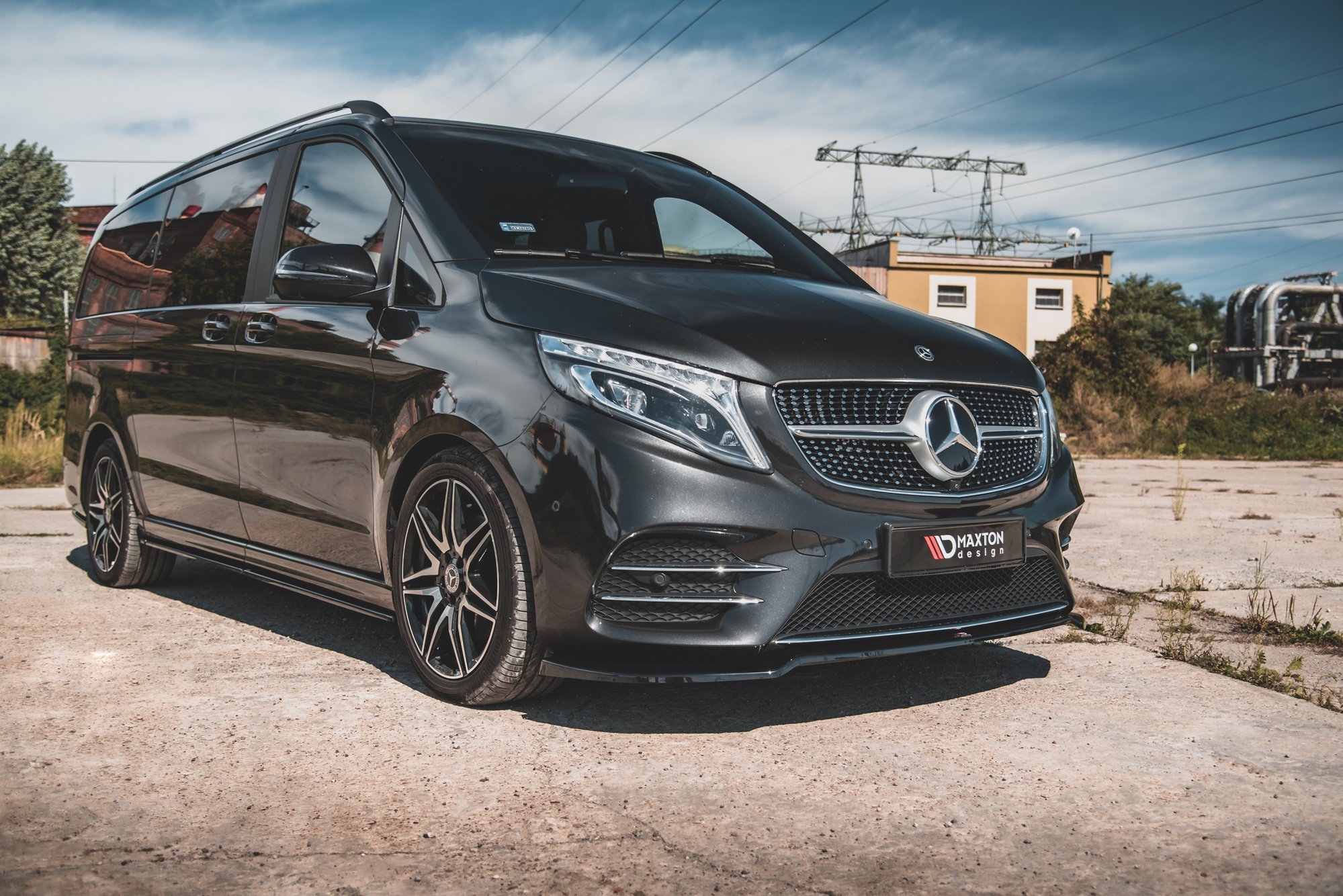 Front Splitter V.4 Mercedes-Benz V-Class AMG-Line W447 - 5