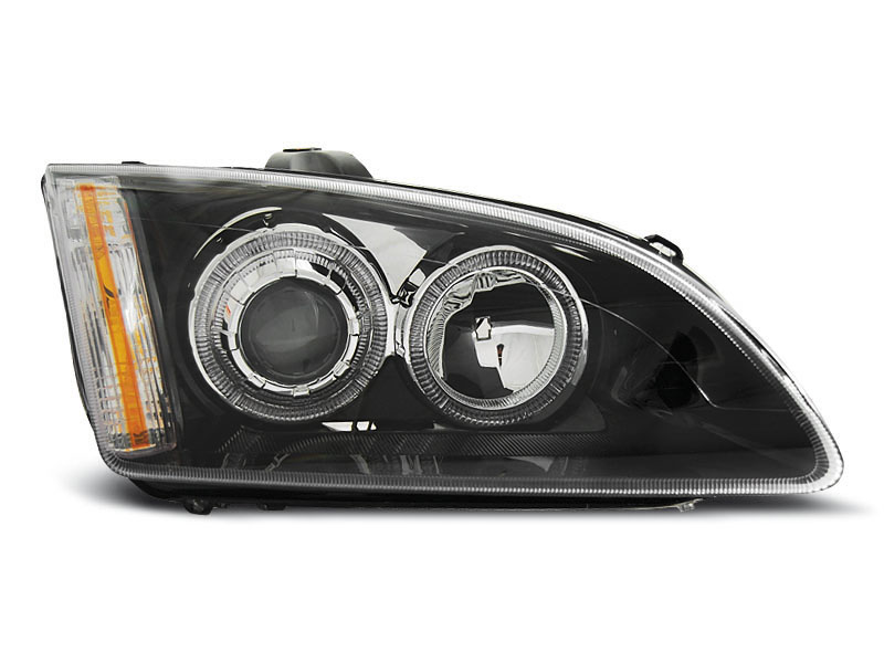 HEADLIGHTS FORD FOCUS II 09.04-01.08 ANGEL EYES BLACK
