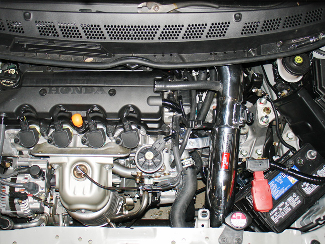 HONDA CIVIC 06+ FN1 1.8 INJEN KALL LUFTINTAG POLERAD - 3