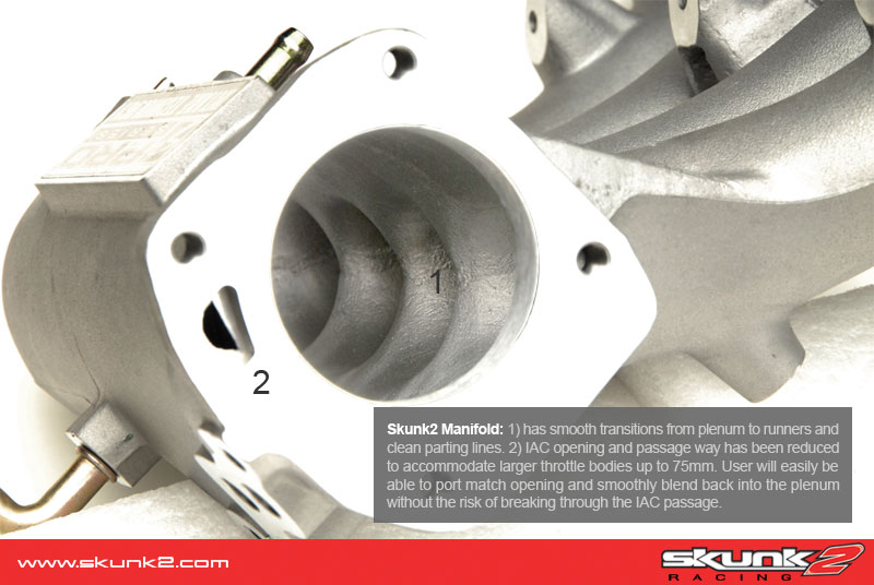 HONDA B18A/B18B//B20 PRO SERIES ALU INTAKE MANIFOLD SKUNK2 - 4