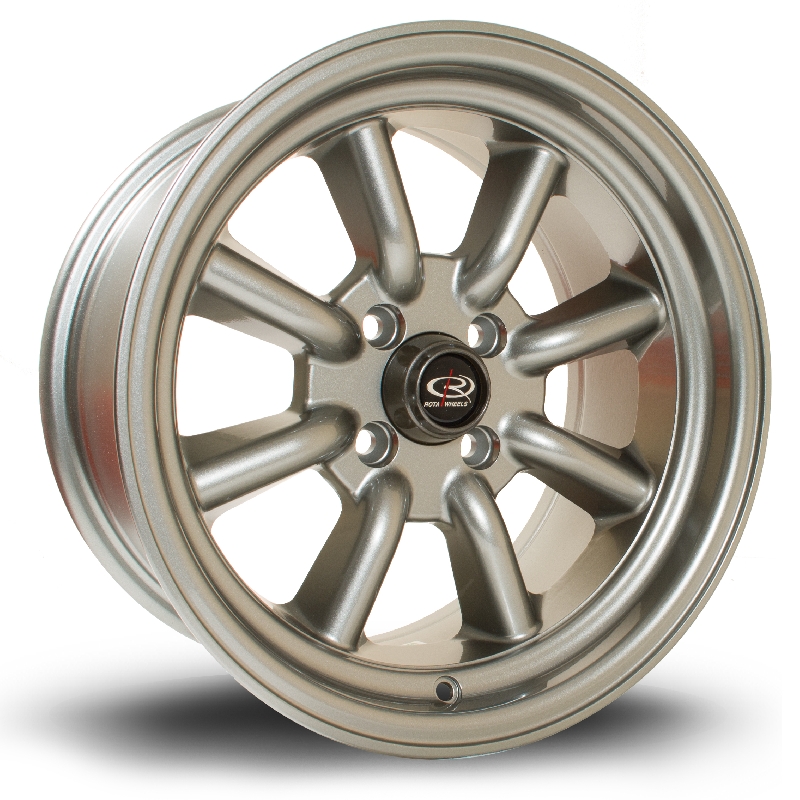 ROTA RKR 15 INCH 8J 4X100 ET10 STEELGREY