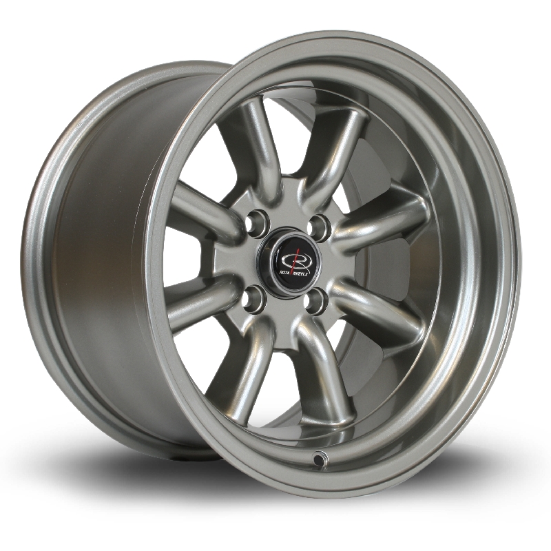 ROTA RKR 15 INCH 9J 4X100 ET0 STEELGREY