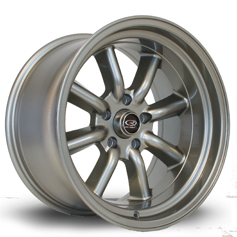 ROTA RKR 17 INCH 9.5J 5X114 ET-10 STEELGREY