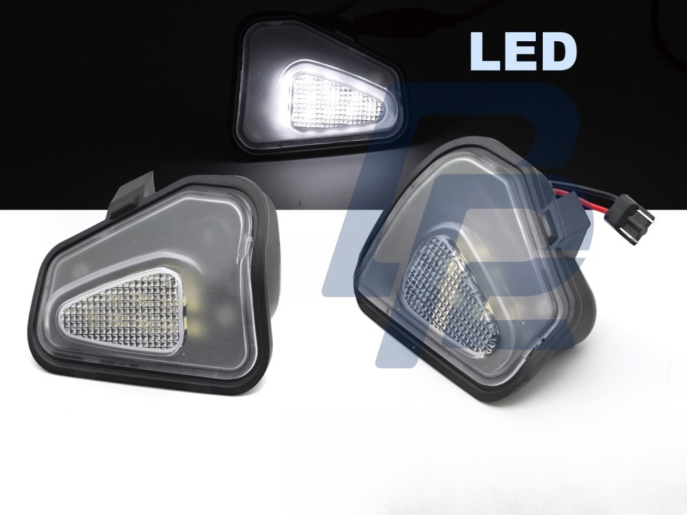 LED Mirror Puddle Lights for VW Jetta / Passat B7 / Passat CC / Scirocco / Eos - 4