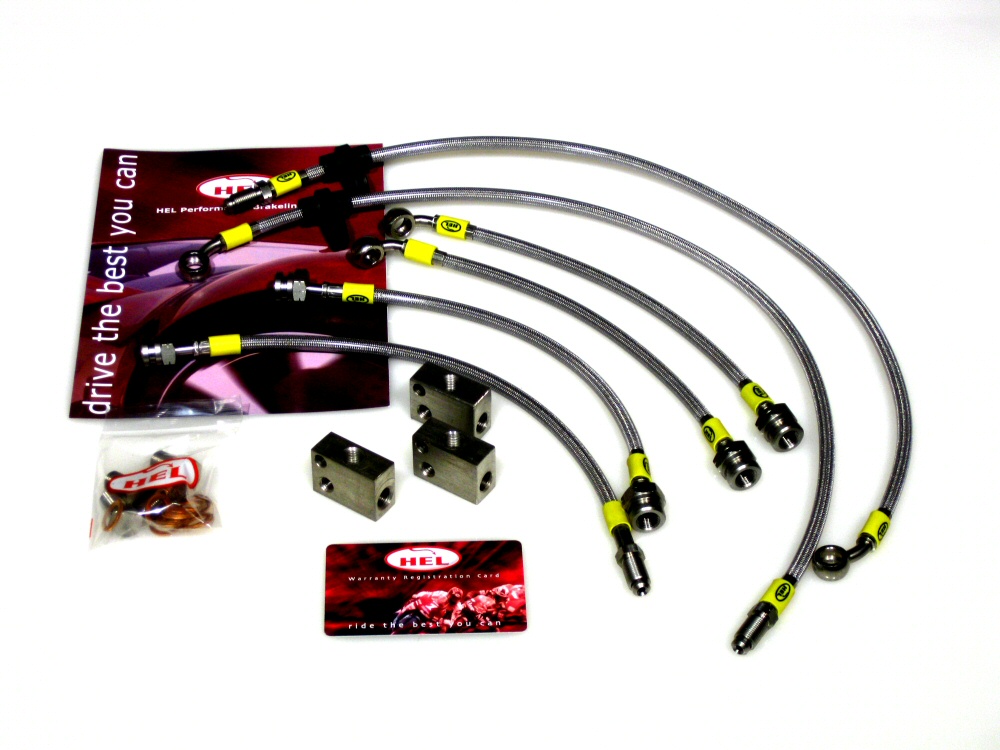 HONDA CIVIC 07+ FN2 TYPE-R STAINLESS HEL BRAKELINES 9-PIECES