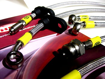 HONDA CIVIC 07+ FN2 TYPE-R STAINLESS HEL BROMSSLANGAR 9-PIECES