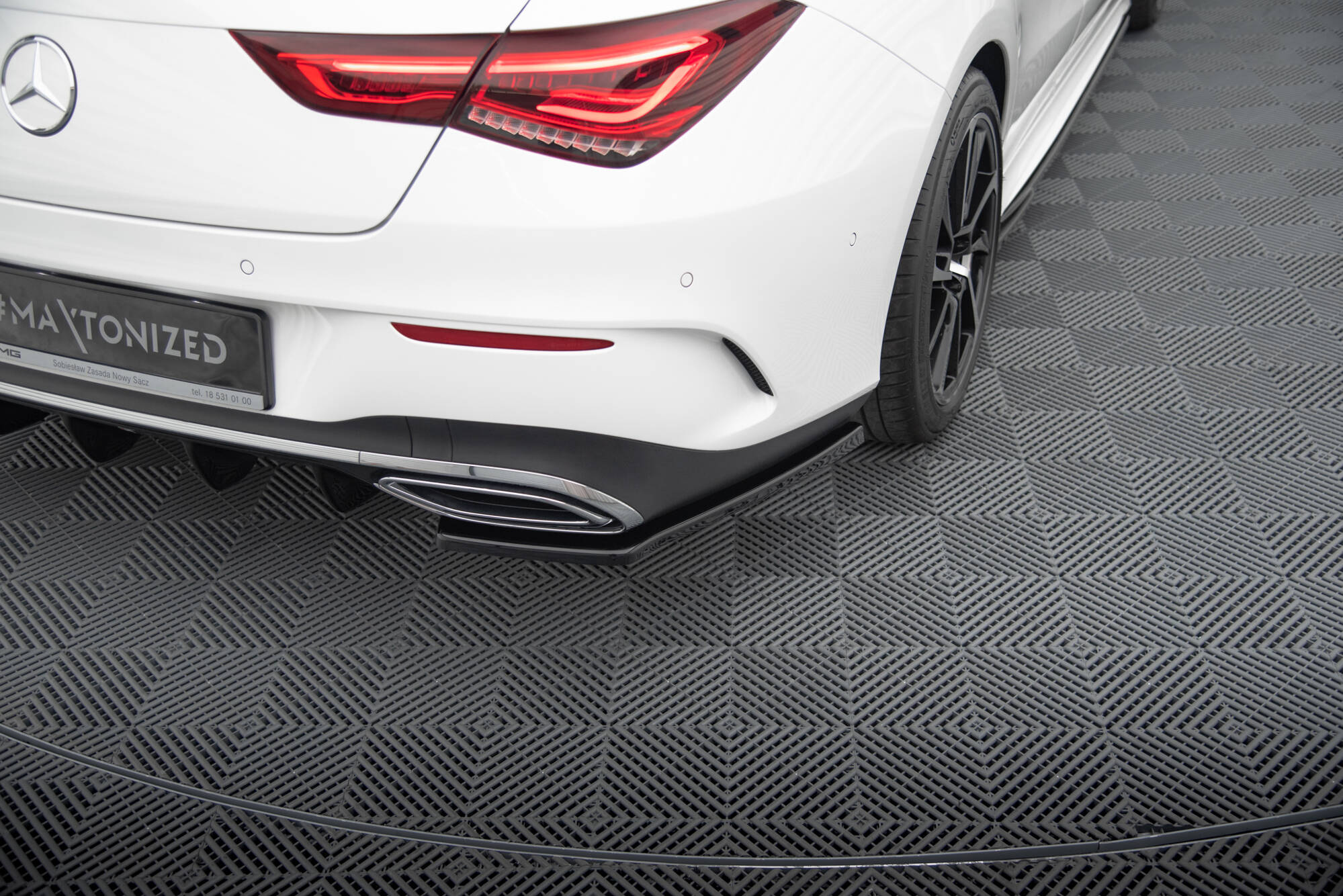 Rear Side Splitters Mercedes-Benz CLA AMG-Line X118 - 3