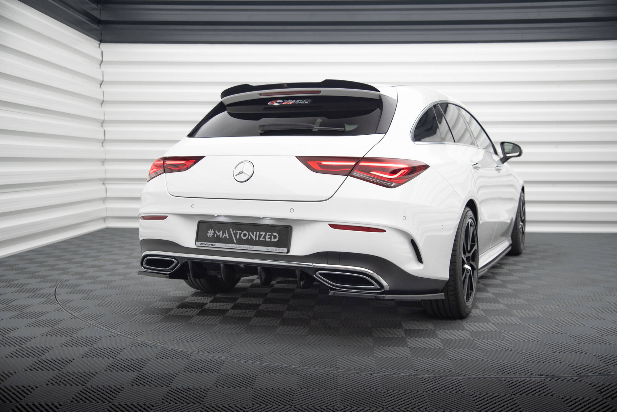 Rear Side Splitters Mercedes-Benz CLA AMG-Line X118 - 2
