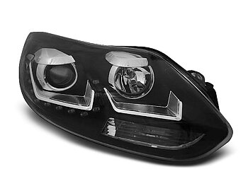 HEADLIGHTS FORD FOCUS MK3 11- 10.14 DAYLIGHT BLACK