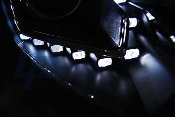 HEADLIGHTS FORD FOCUS MK3 11- 10.14 DAYLIGHT BLACK