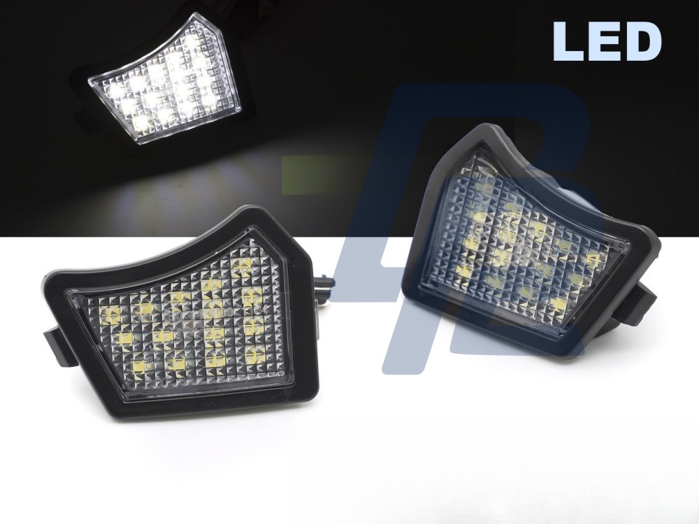 Mirror Puddle Lights LED Fist Volvo C30, C70, S40,S60, S80, V50, V70 - 4