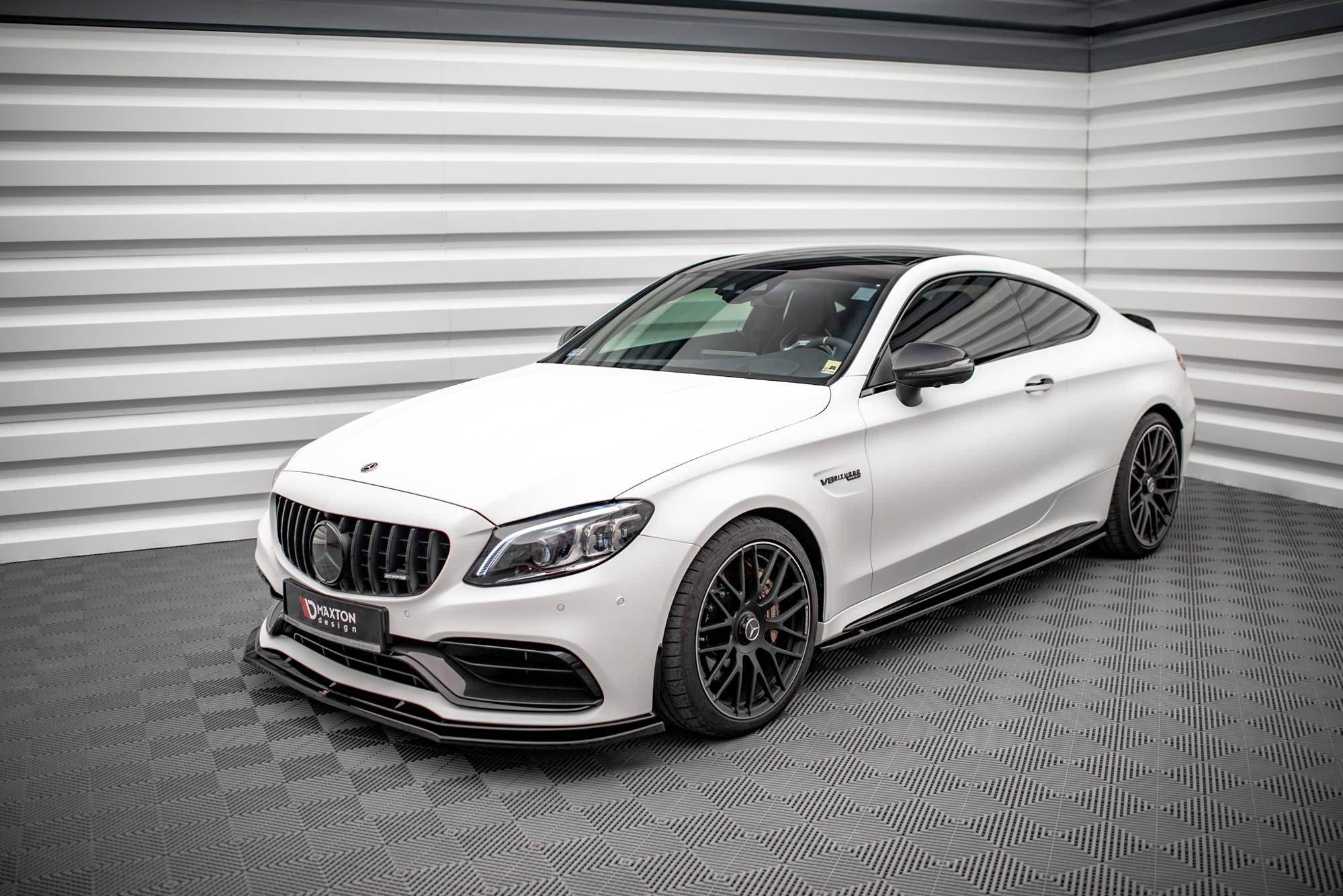 Side Skirts Diffusers V.1 Mercedes-AMG C 63AMG Coupe C205 Facelift - 3