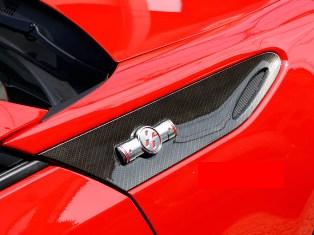 TOYOTA GT86 12+ CARBONTRENZ CARBON FENDERGRILL EMBLEMS L+R