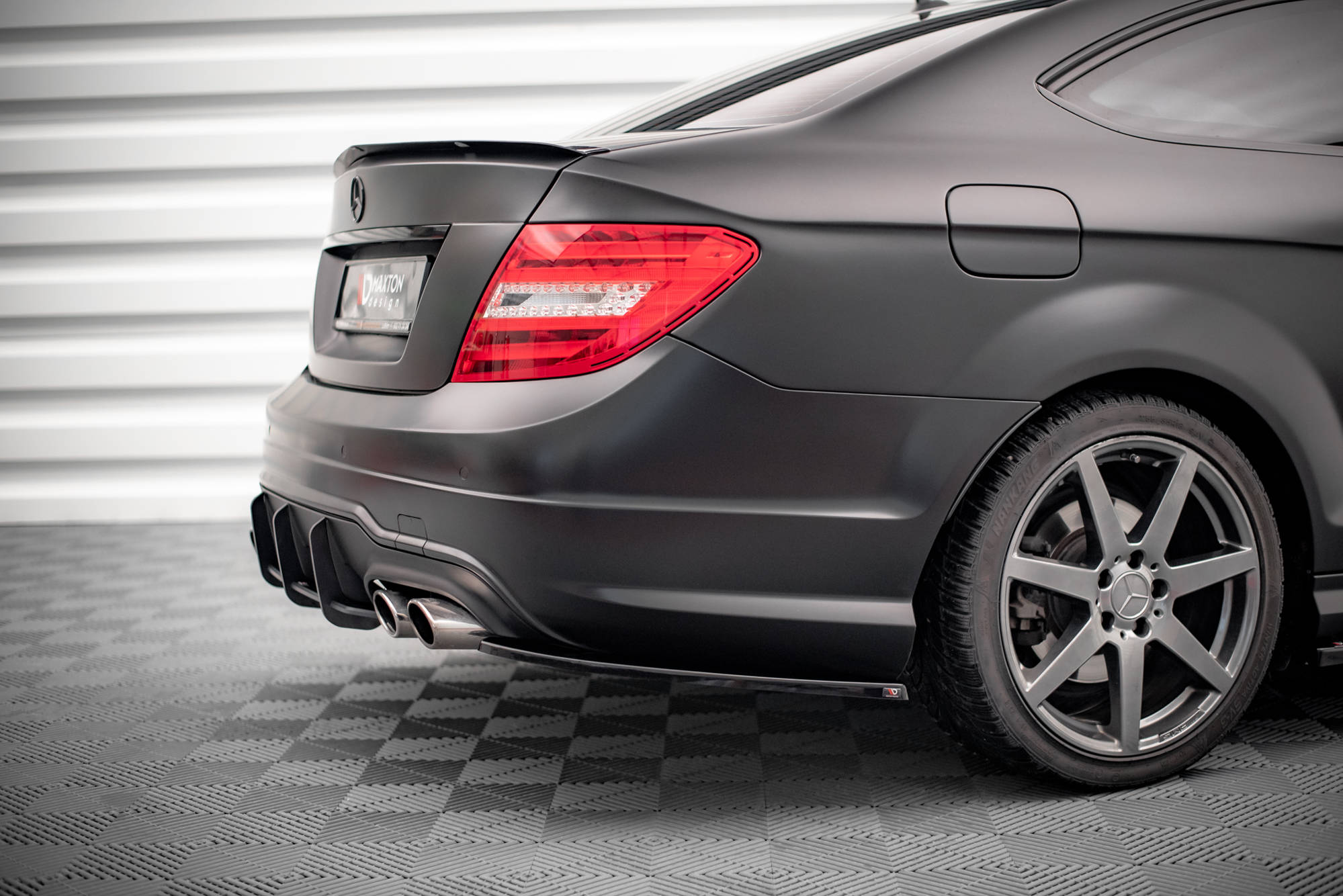 Rear Side Splitters Mercedes-Benz C Coupe / Sedan / Estate AMG-Line C204 / W204 Facelift / S204 Facelift - 4