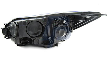 HEADLIGHTS FORD FOCUS MK3 11-10.14 TUBE LIGHTS CHROME