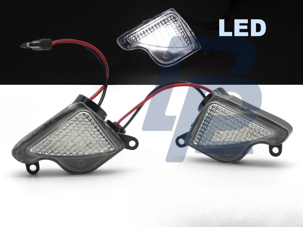 Mirror Puddle Lights LED Fist Skoda Octavia II, Superb II - 2