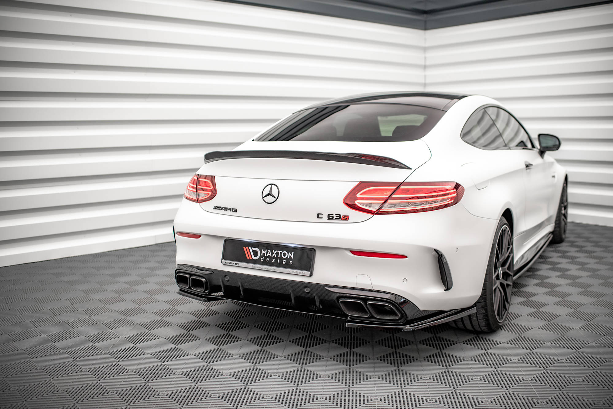 Rear Side Splitters Mercedes-AMG C 63AMG Coupe C205 Facelift - 3