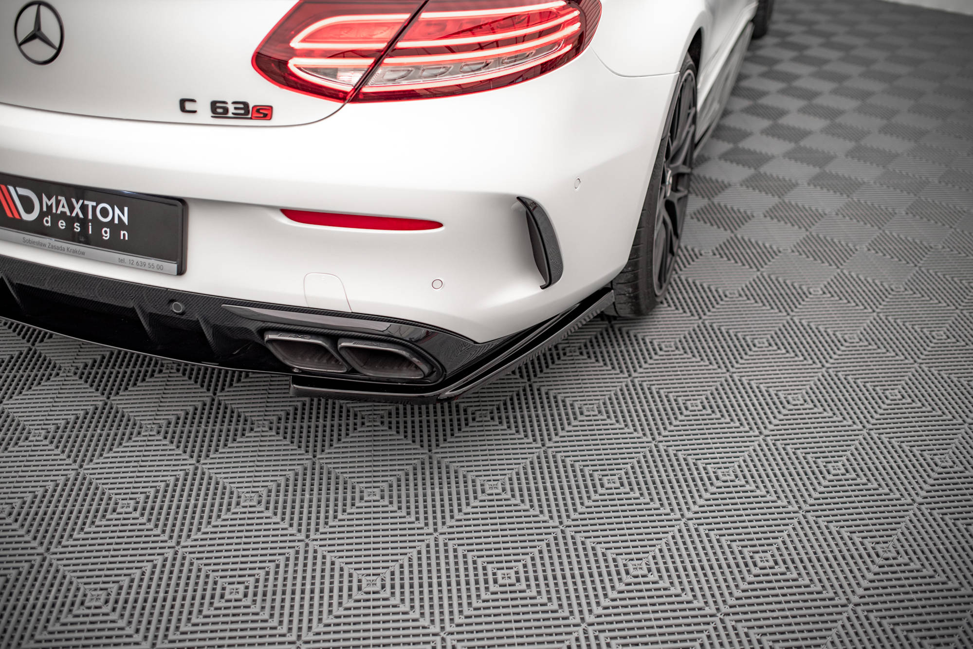Rear Side Splitters Mercedes-AMG C 63AMG Coupe C205 Facelift - 2