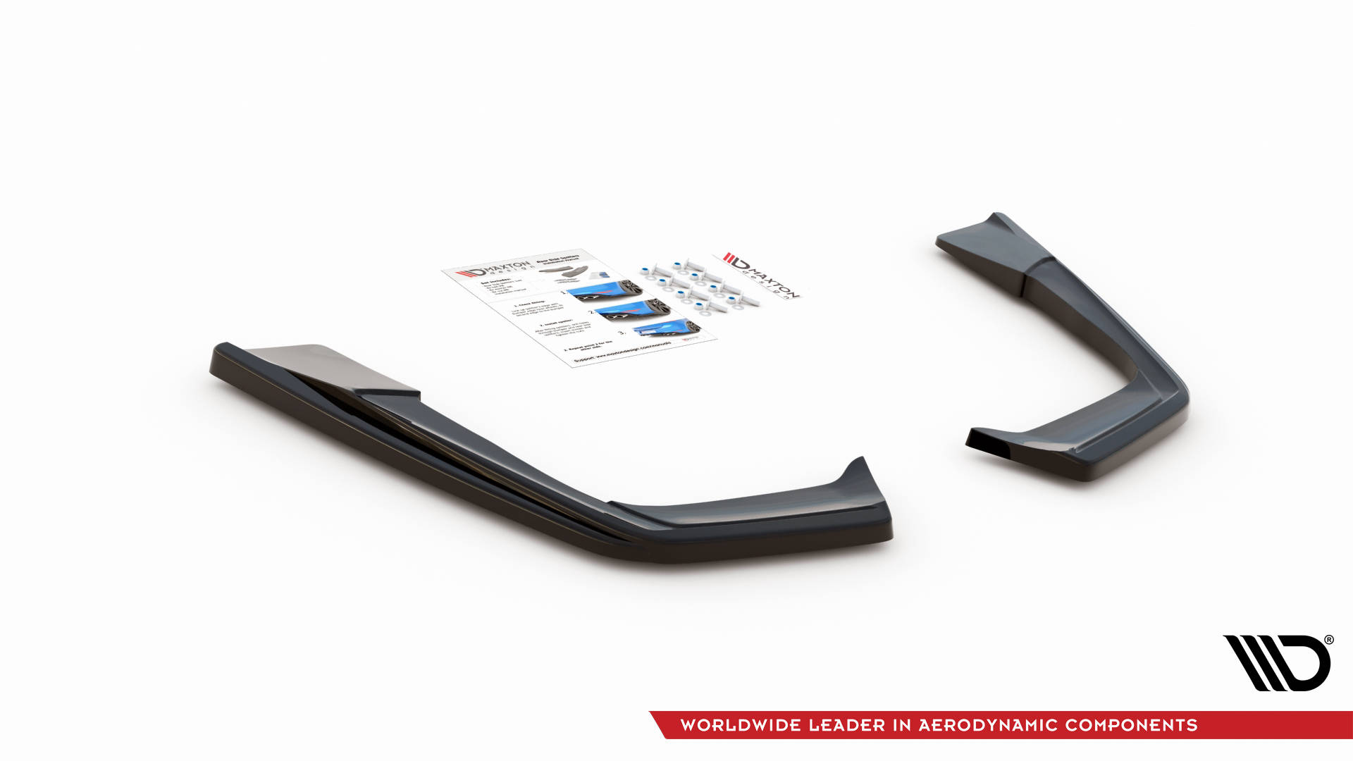 Rear Side Splitters Mercedes-AMG C 63AMG Coupe C205 Facelift - 4
