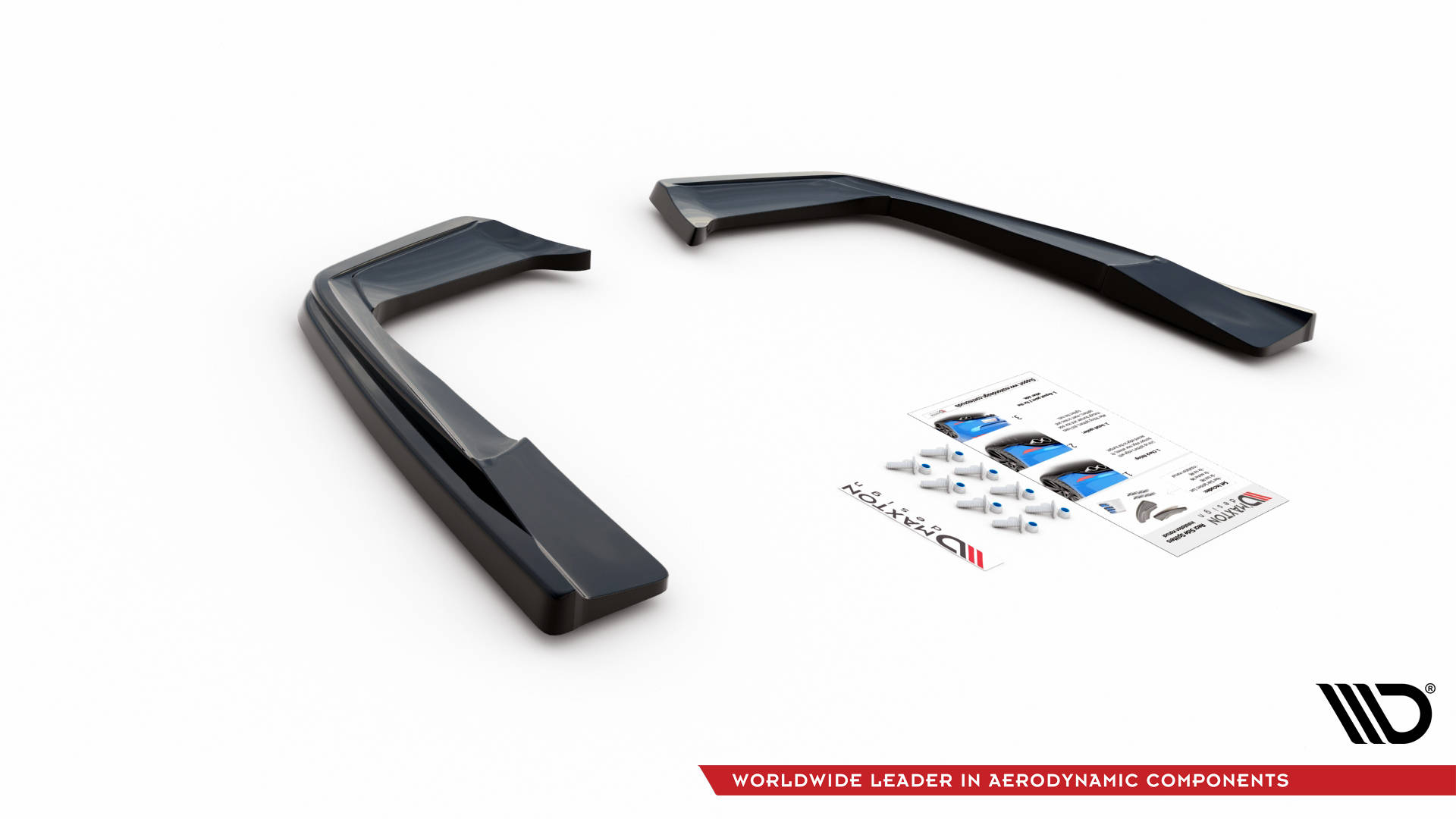Rear Side Splitters Mercedes-AMG C 63AMG Coupe C205 Facelift - 5