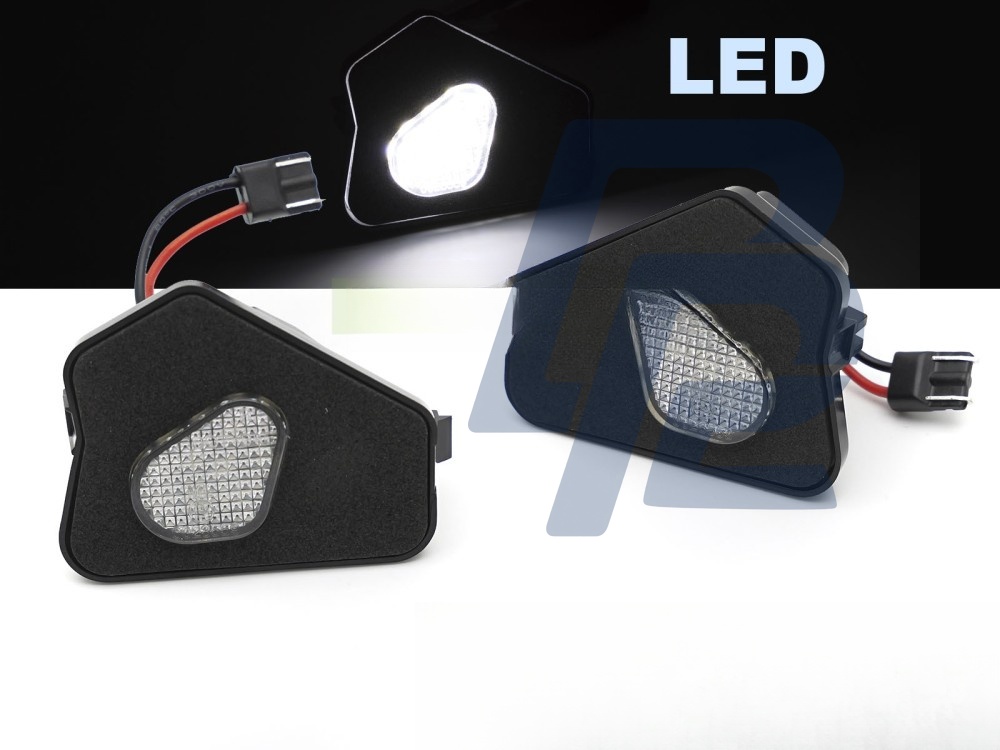 Mirror Puddle Lights LED Fist Mercedes W176 / W202 / W204 / W124 / W212 / W221 - 4