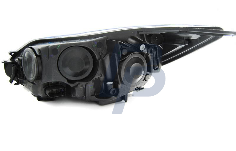 HEADLIGHTS FORD FOCUS MK3 11-10.14 TUBE LIGHTS BLACK - 2