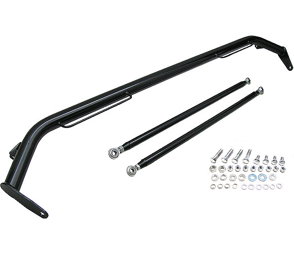 UNIVERSAL SEAT BELTS BLACK HARNESS BAR 50.5 INCH [SIX]