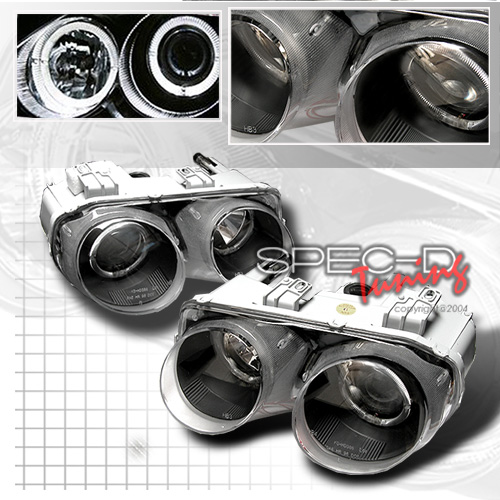 HONDA INTEGRA 98-01 BLACK ANGELEYE PROJECTOR G6 HEADLIGHTS