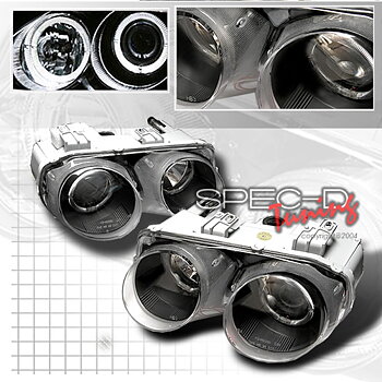 HONDA INTEGRA 98-01 BLACK ANGELEYE PROJECTOR G6 HEADLIGHTS