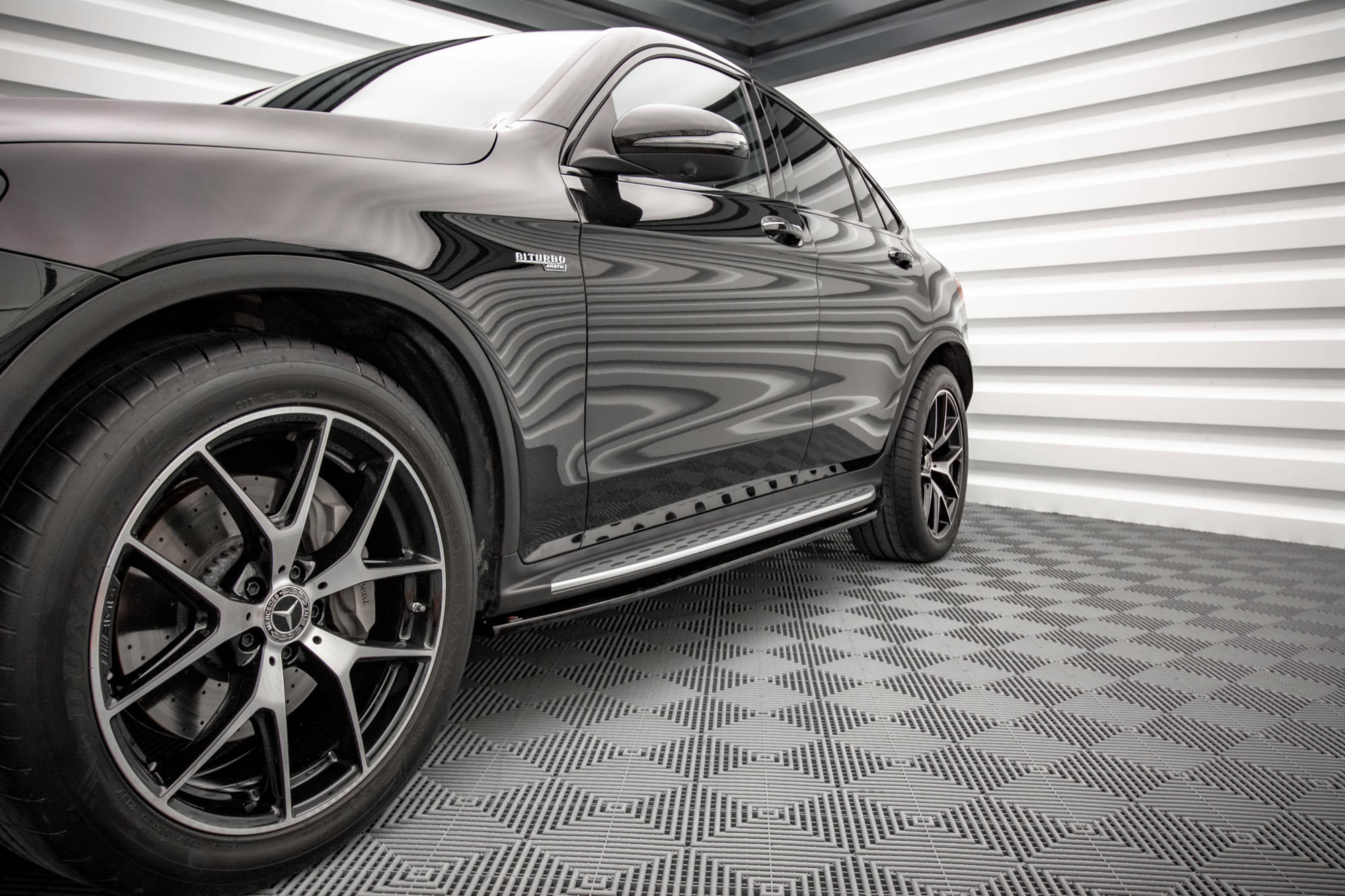 Side Skirts Diffusers V.1 Mercedes-Benz GLC Coupe AMG-Line C253 - 3