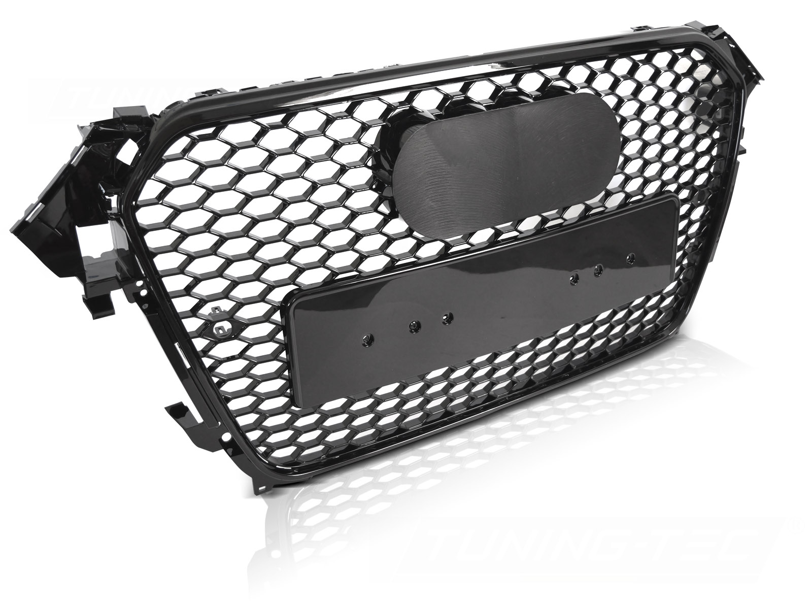 GRILL SPORT BLANK SVART PDC TILL AUDI A4 B8 2012-2015