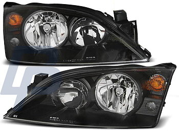 HEADLIGHTS FORD MONDEO MK3 09.00-05.07 BLACK