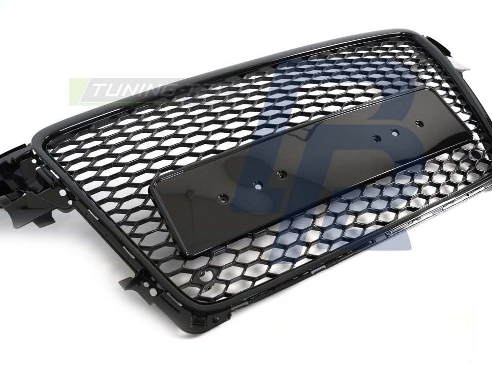 Grille Sport Gloss Black PDC for Audi A4 B8 2008–2011 - 7
