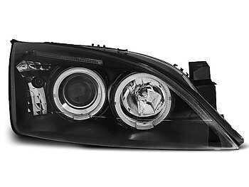 HEADLIGHTS FORD MONDEO 09.00-05.07 ANGEL EYES BLACK