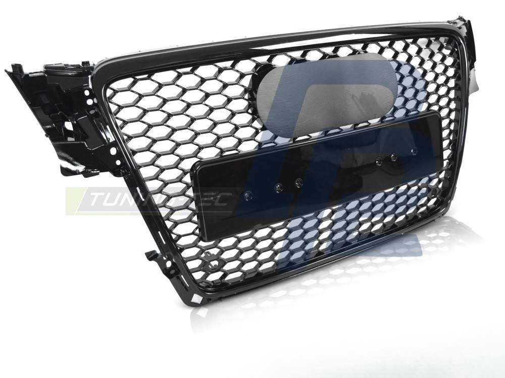 Grille Sport Gloss Black PDC for Audi A4 B8 2008–2011 - 5