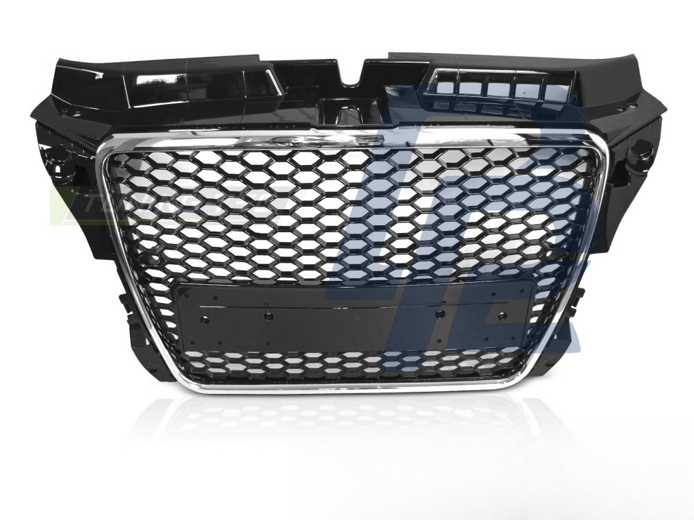 Grille Sport Black/Chrome PDC for Audi A3 8P 2008–2012 - 5