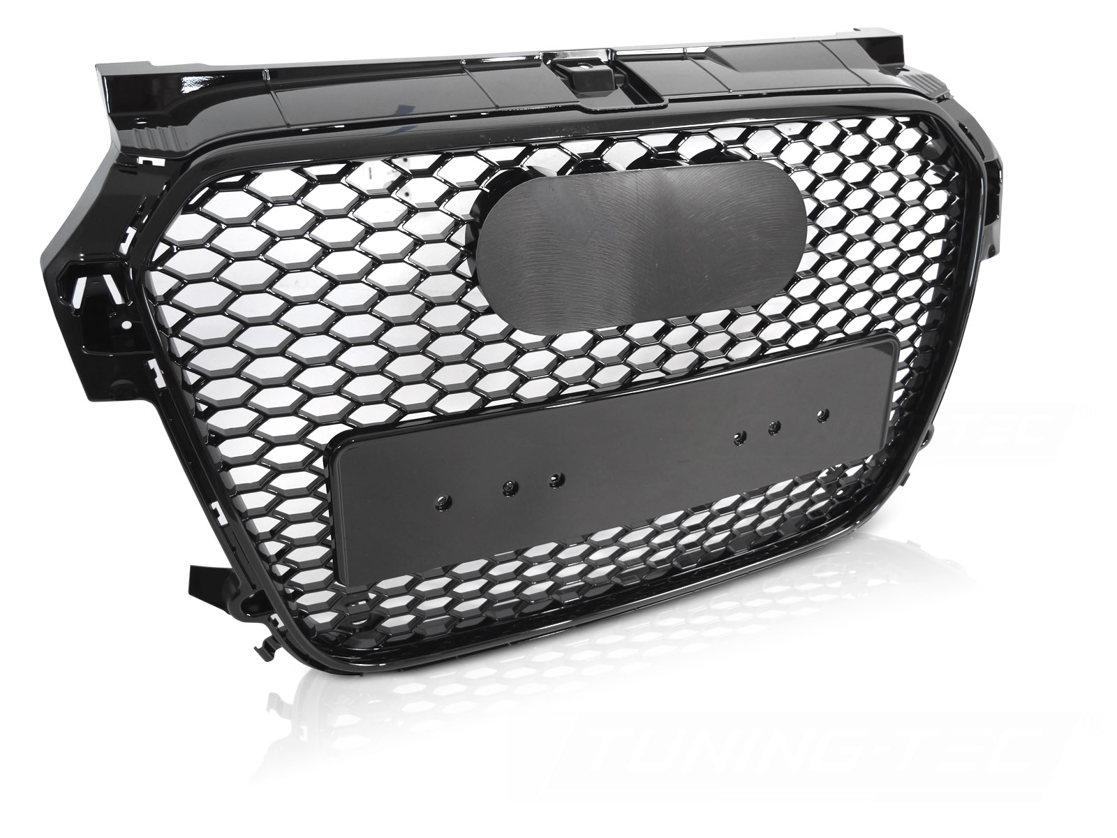 GRILL SPORT BLANK SVART PDC TILL AUDI A1 8X 2010-2014