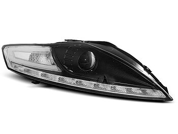 STRÅLKASTARE FORD MONDEO 07.07-11.10 DAYLIGHT SVARTA LED INDICATOR