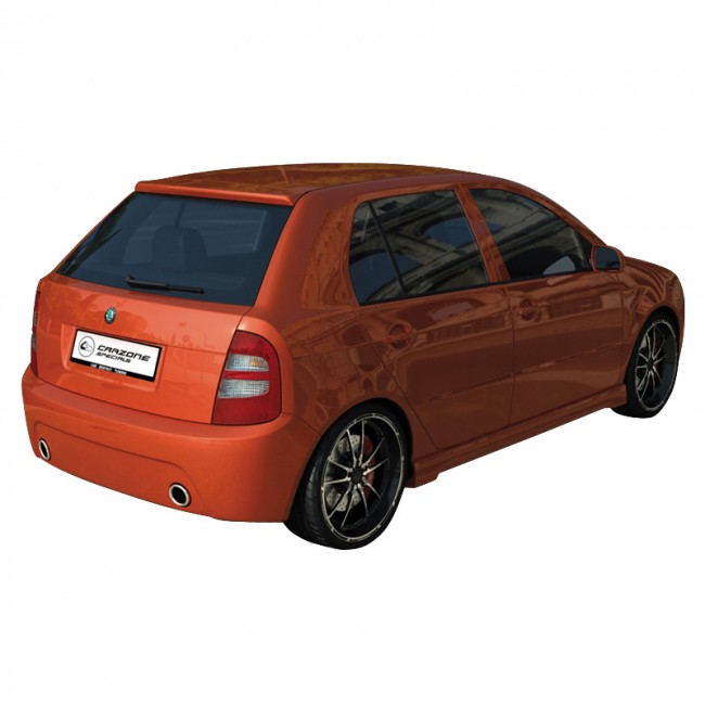 SKODA FABIA HB -07 APEX REAR BUMPER [CARZONE]