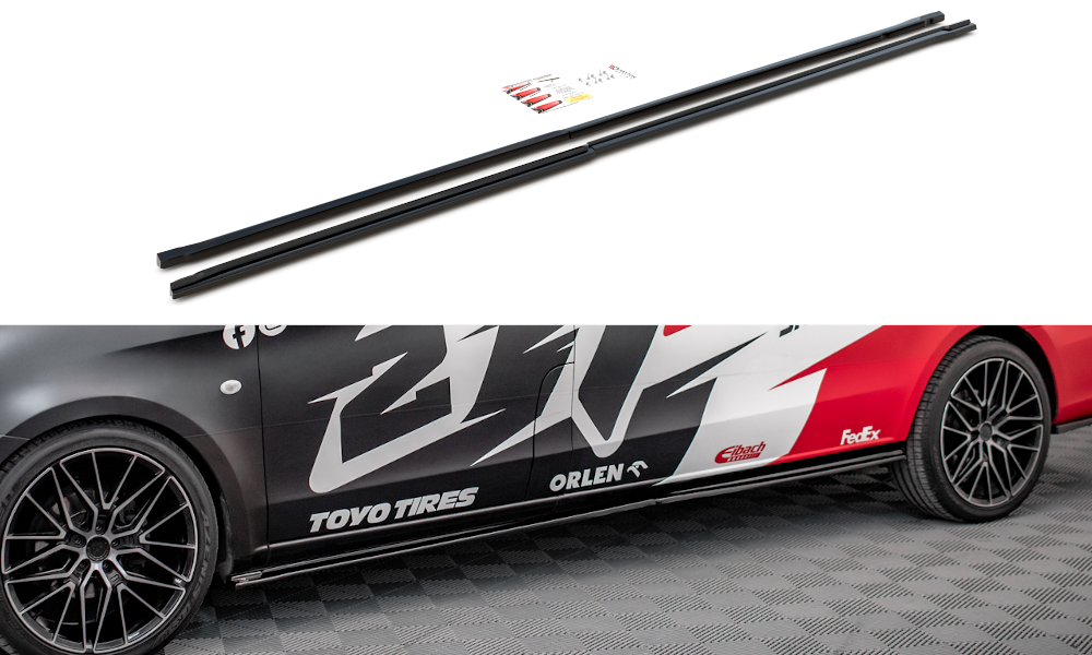 Side Skirts Diffusers Mercedes VITO Extra Long W447 Facelift