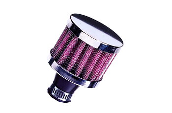 SIX PERFORMANCE UNIVERSAL BREATHER FILTER 15MM POLISHED
