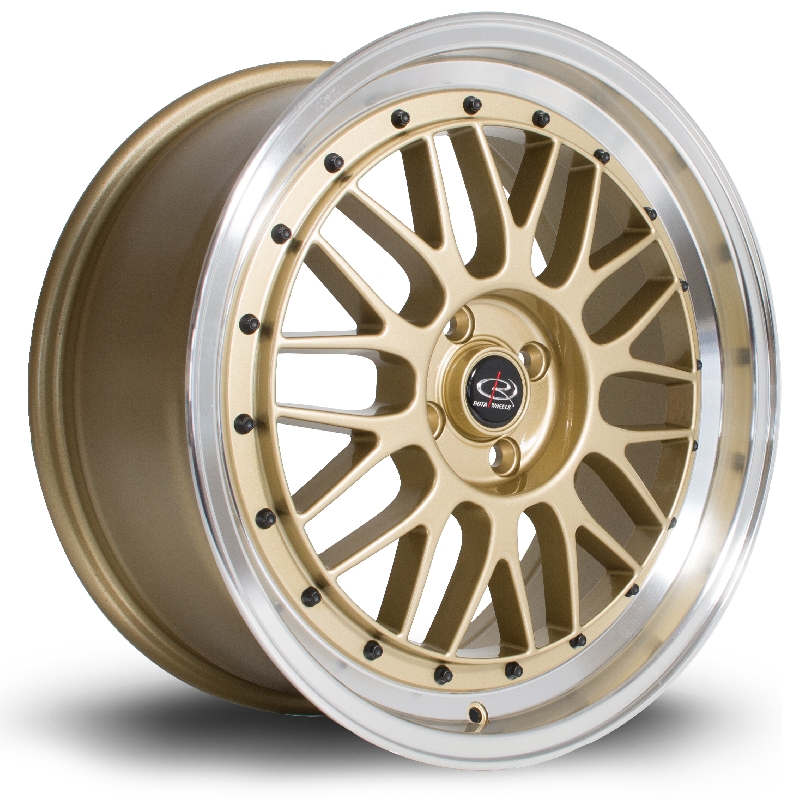 ROTA SDM 18 INCH 8J 4X100 ET45 RLGOLD - bluepower.se