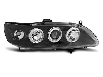 HEADLIGHTS HONDA ACCORD 98-02 ANGEL EYES BLACK (USA)