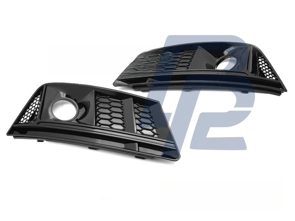 Fog Light Cover Gloss Black for Audi A4 B9 2015–2019 - 2