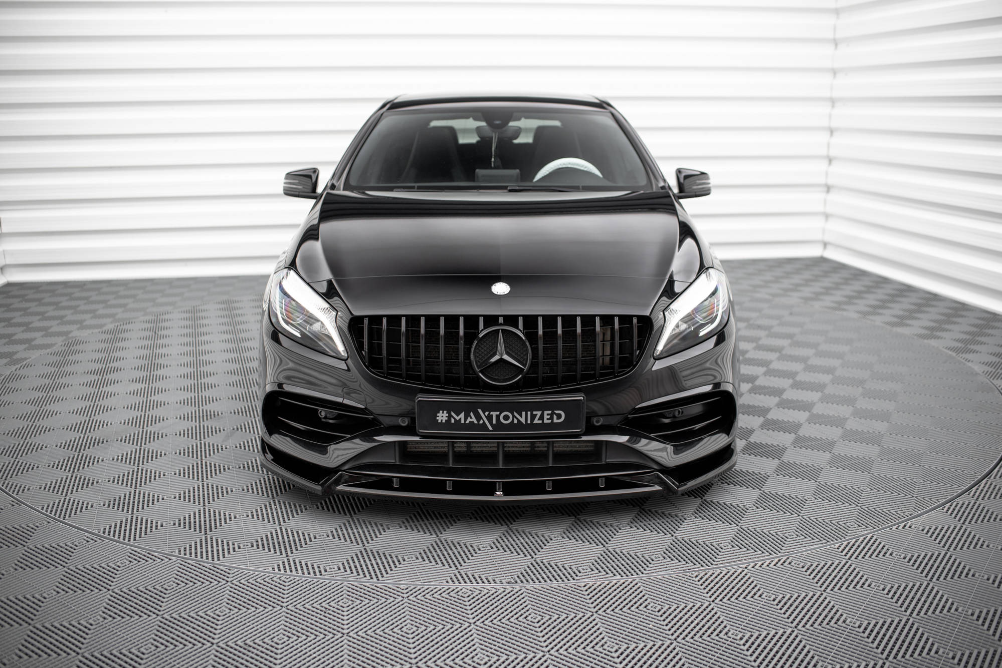 Front Splitter V.2 Mercedes-Benz A AMG-Line W176 Facelift - 2