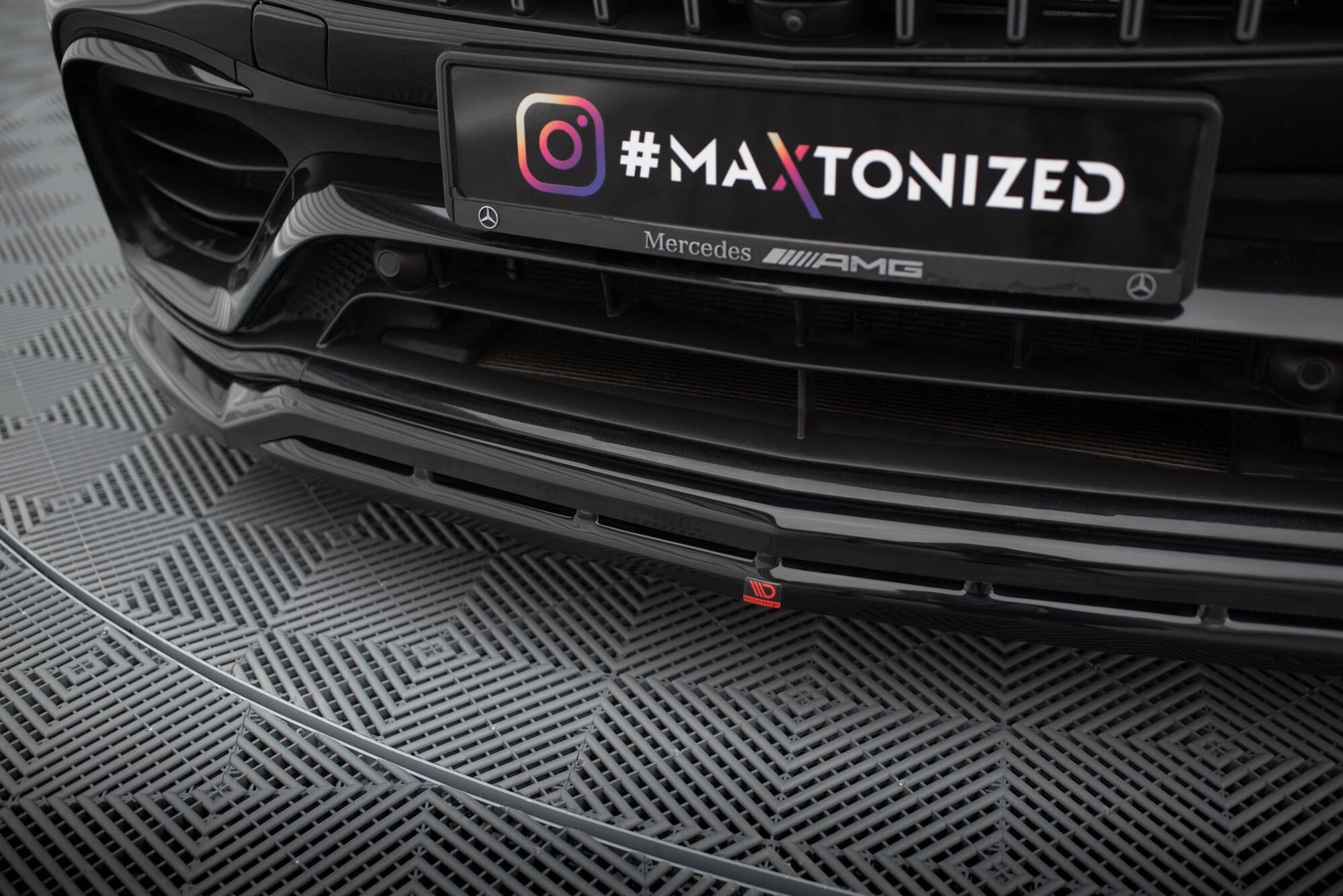 Front Splitter Mercedes-AMG GLC 63 SUV / Coupe X253 / C253 - 3