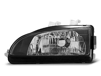 STRÅLKASTARE HONDA CIVIC 09.91-08.95 2D/3D SVARTA