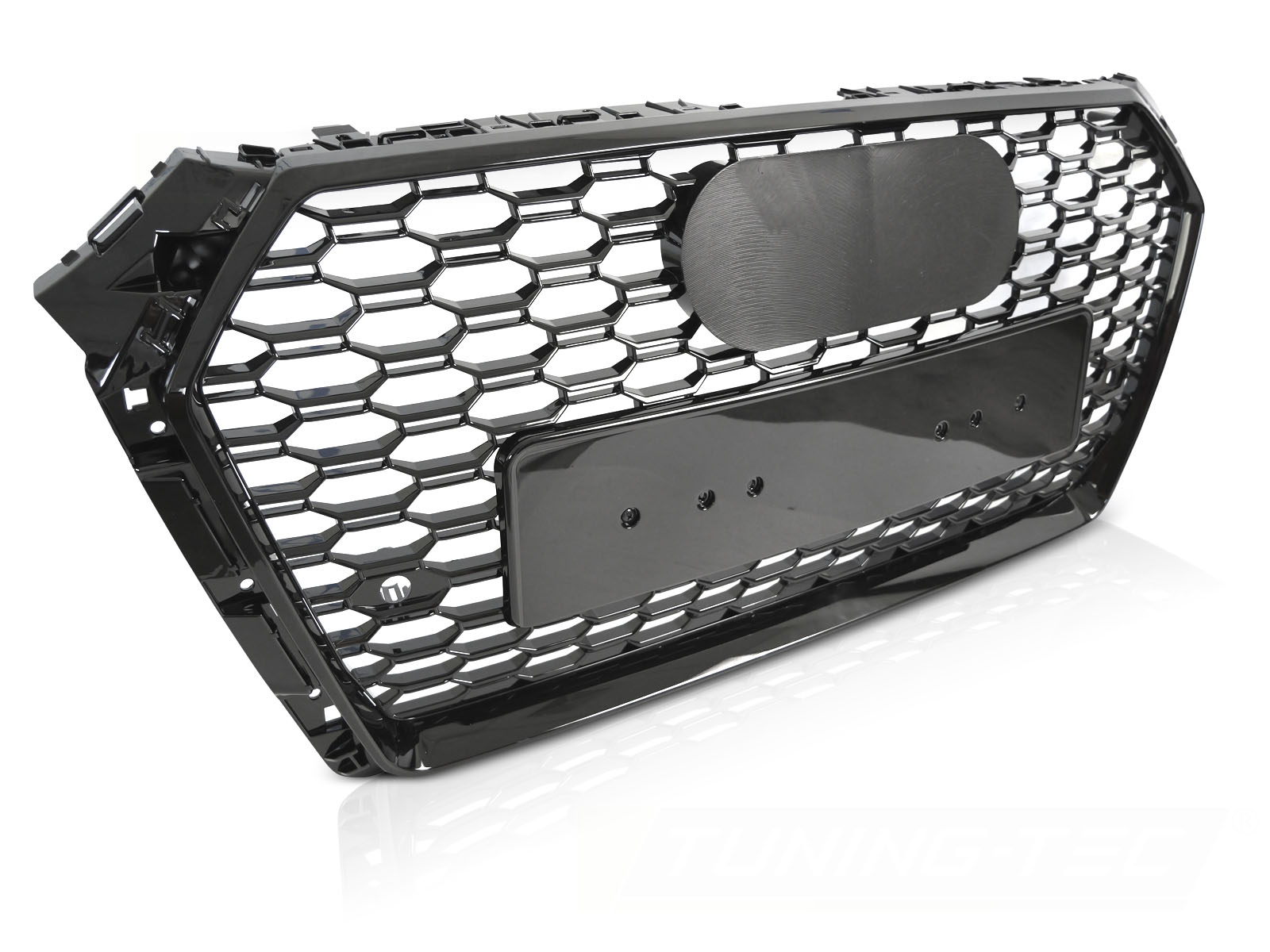 GRILL SPORT BLANK SVART PDC TILL AUDI A4 B9 2015-2019
