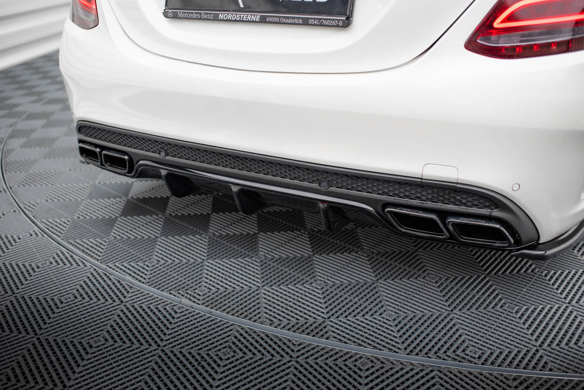 Rear Valance Mercedes-AMG C63 Sedan / Estate W205 / S205 - 3