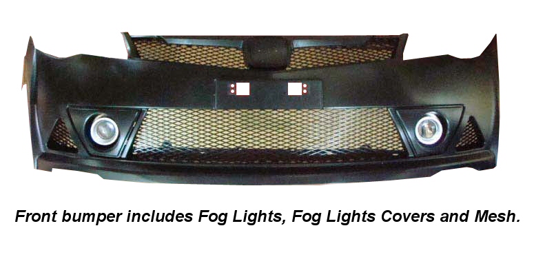 HONDA CIVIC 4D/HYBRID 05+ MUGEN RR ABS 4-PIECE BODYKIT [SIX] - 5